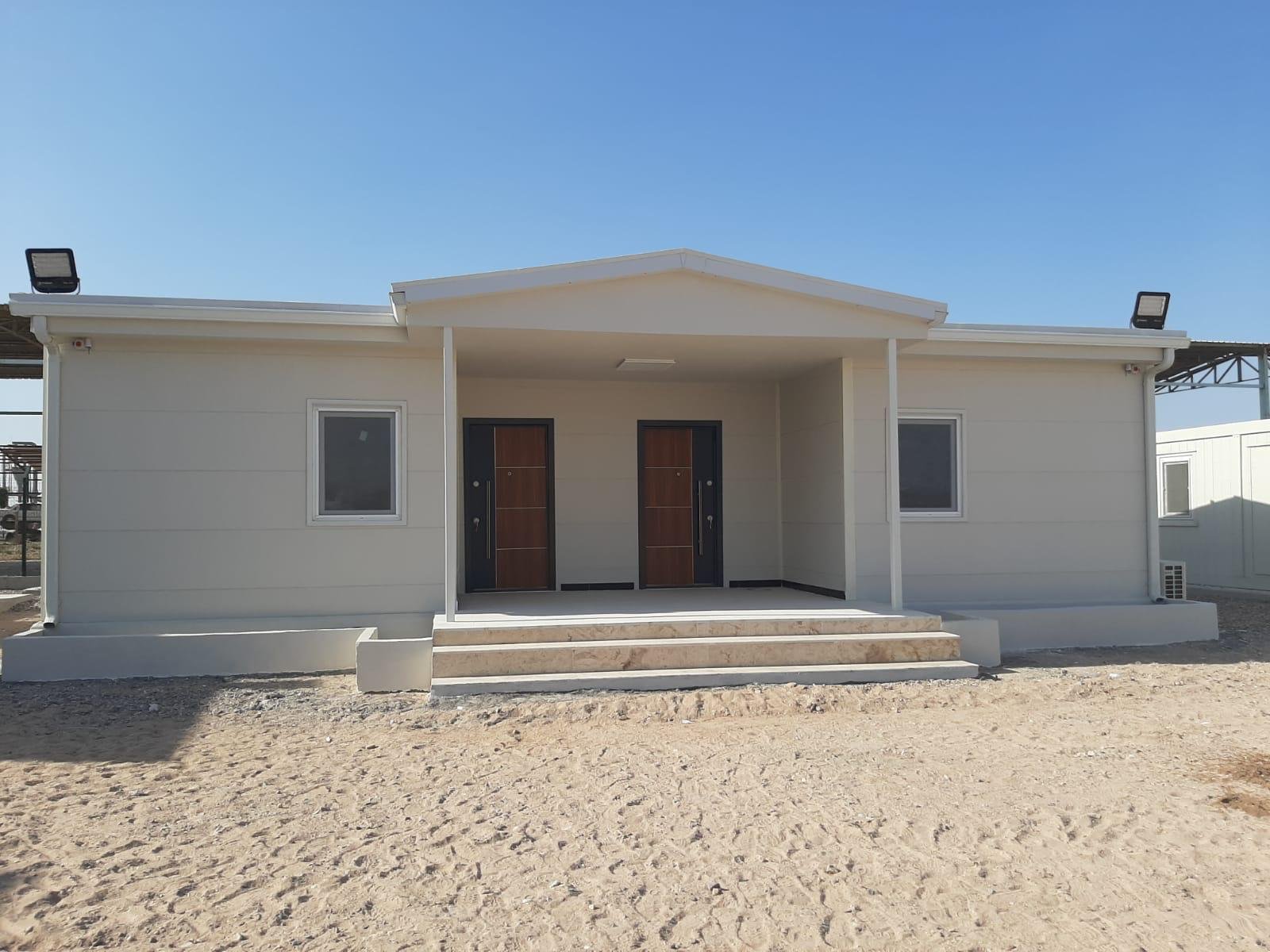Libya 145 m² prefabrik ofis binası projesi