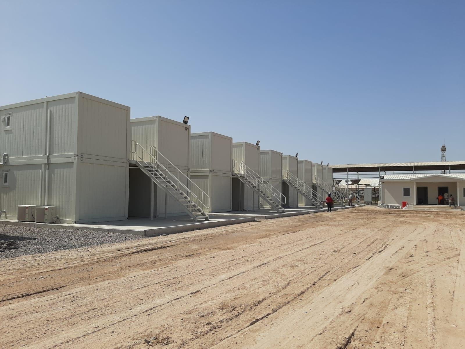 Libya konteyner işçi yatakhanesi projesi görünüm 2
